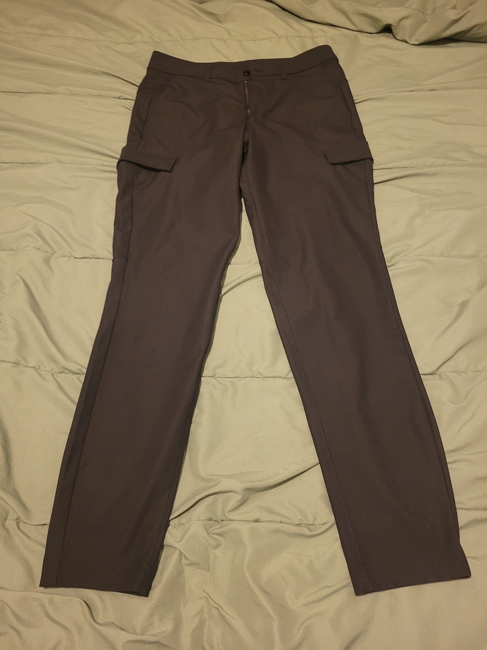 Lululemon Mens Black Slim Straight Cargo Pants